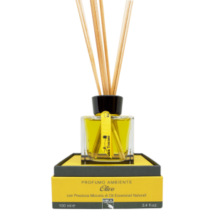 ROOM DIFFUSER OLIVO/ Prabangaus eterinių aliejų mišinio namų kvapas „Olivo“, 100 ml (be medinių lazdelių)