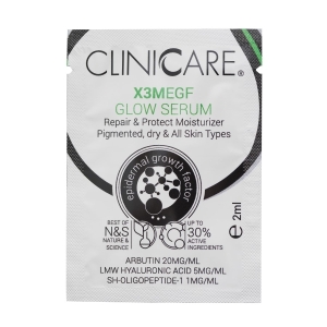 EGF EXTRA GLOW Serum/ Serumas prieš odos senėjimą, antipigmentinis poveikis, 2 ml