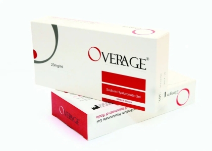 OVERAGE RED (DEEP) Apimtį suteikiantis užpildas 23 mg/ml (stabilizacija +++), 2 ml