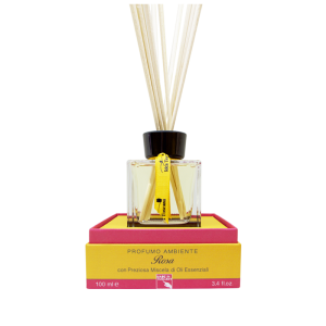 ROOM DIFFUSER ROSA/ Prabangaus eterinių aliejų mišinio namų kvapas „Rosa“, 100 ml (be medinių lazdelių)