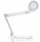 Lempa lūpa Magnifier lamp ELEGANTE 6025 60 SMD 5D TO A DESK