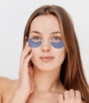 Hydrogel Eye Patches Boosters/ Hydrogelio paakių kaukė su mėlynosios balnapupės ekstraktu, kofeinu, vitaminu C, 2 vnt. (pora)