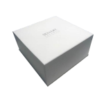 Balta dovanų dėžutė su Selvert Thermal logotipu, 1 vnt.