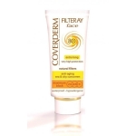 COVERDERM FILTERAY FACE SPF80 HEVisible/ Veido apsauginis kremas be spalvos (NNT), 50 ml