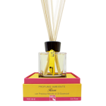 ROOM DIFFUSER ROSA/ Prabangaus eterinių aliejų mišinio namų kvapas „Rosa“, 250 ml (be medinių lazdelių)